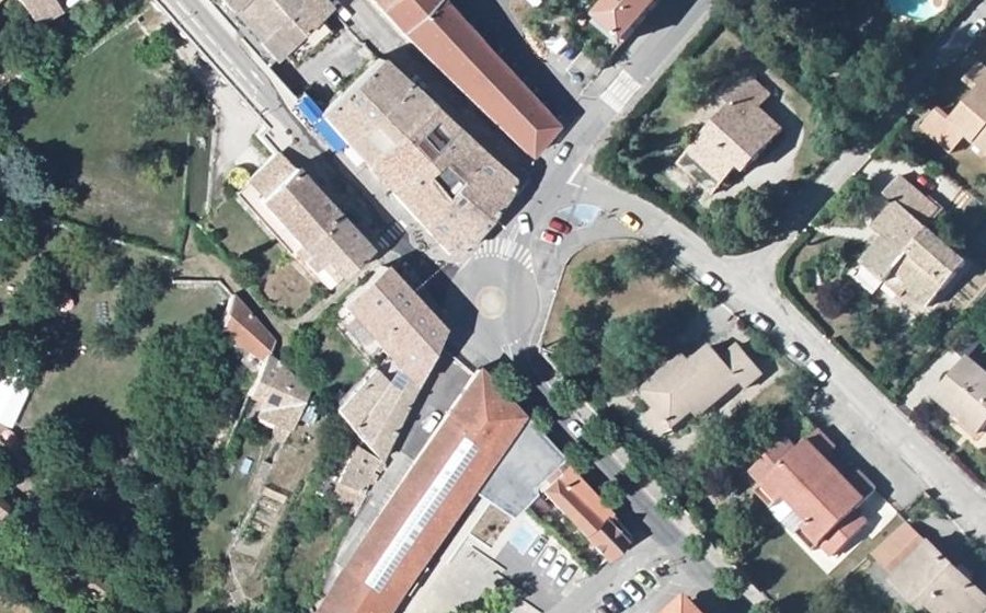 Vue aérienne du Avenue du Texas