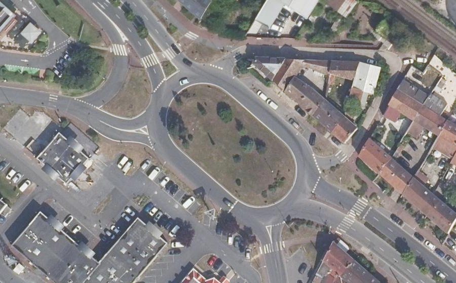 Vue aérienne du Avenue du Général Leclerc