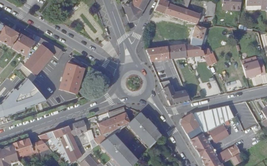 Vue aérienne du Place de la Liberté
