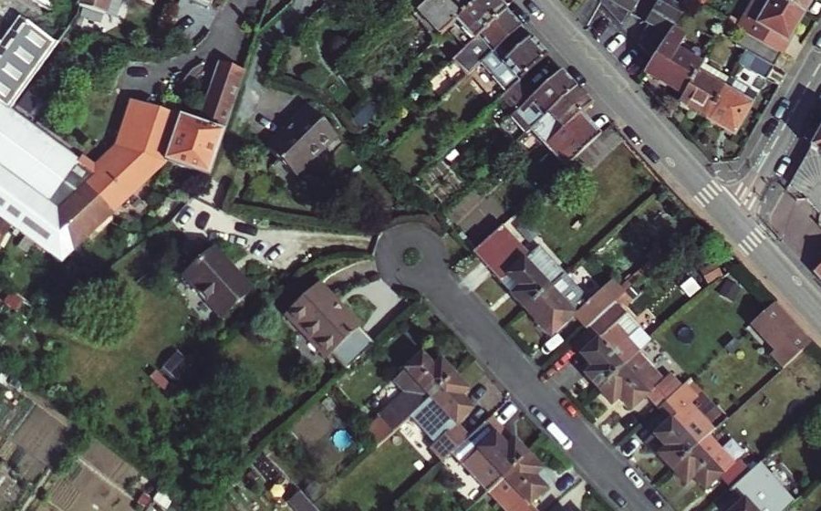 Vue aérienne du Allée de l'Union