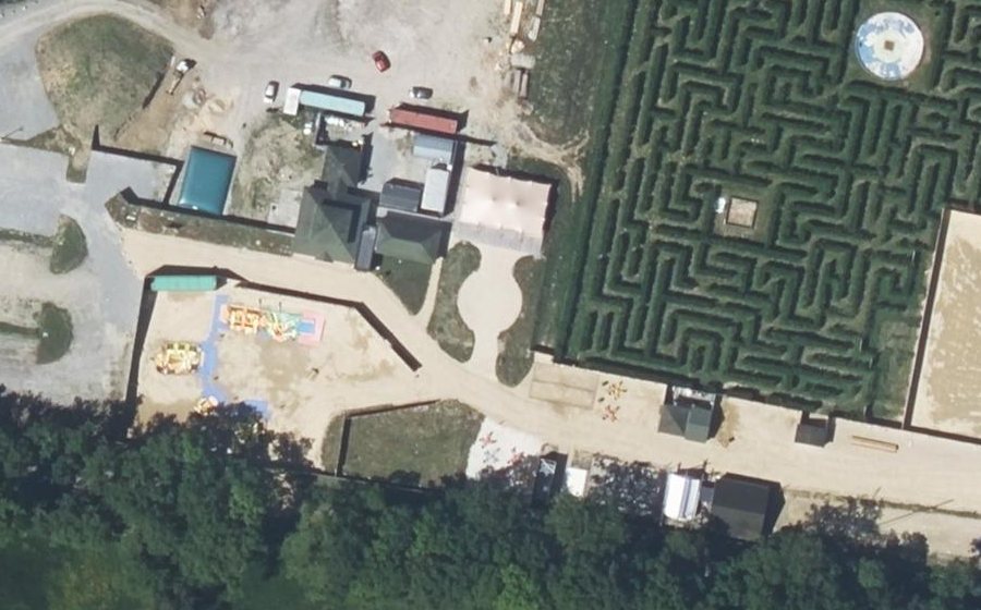 Vue aérienne du L'As du Volant