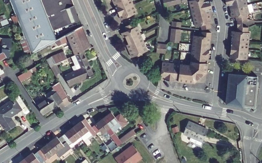 Vue aérienne du Rue Fernand Stassin