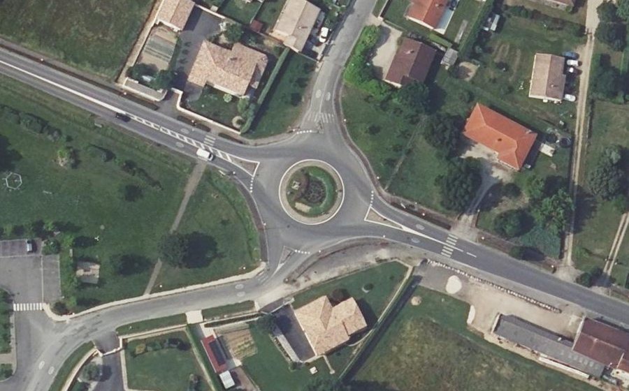 Vue aérienne du Grande Rue