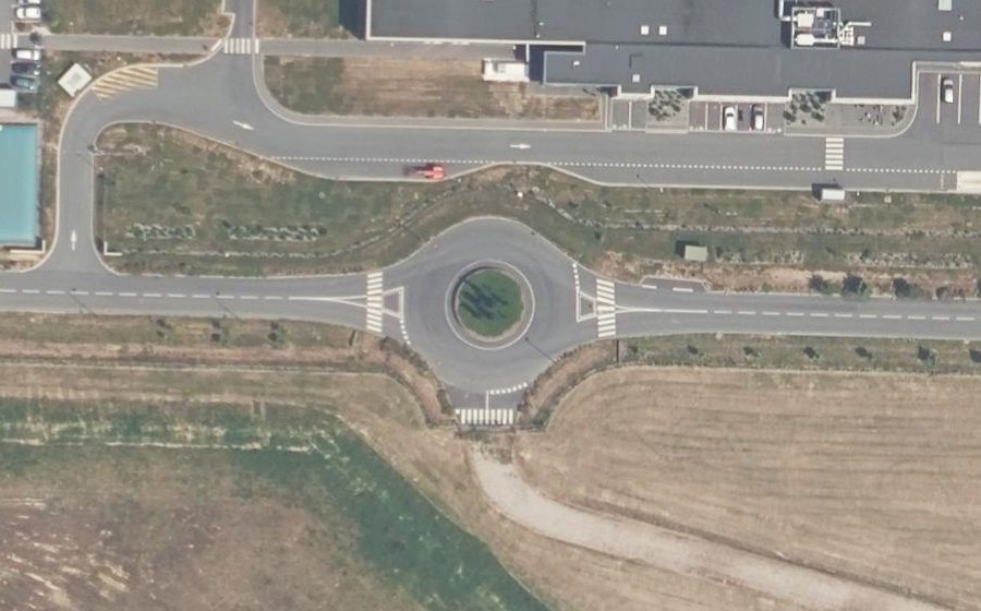 Vue aérienne du Boulevard Jean-Charles Contel