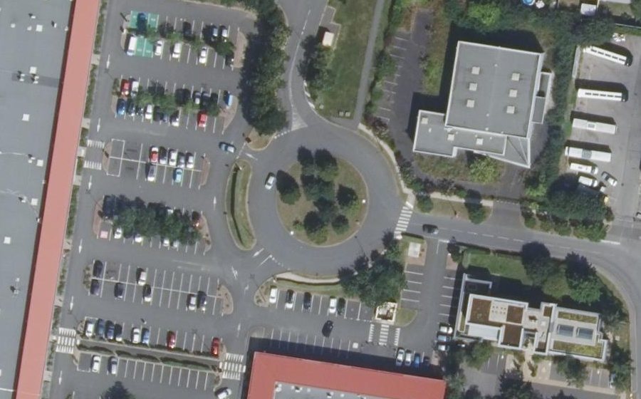 Vue aérienne du Rue des Épinants