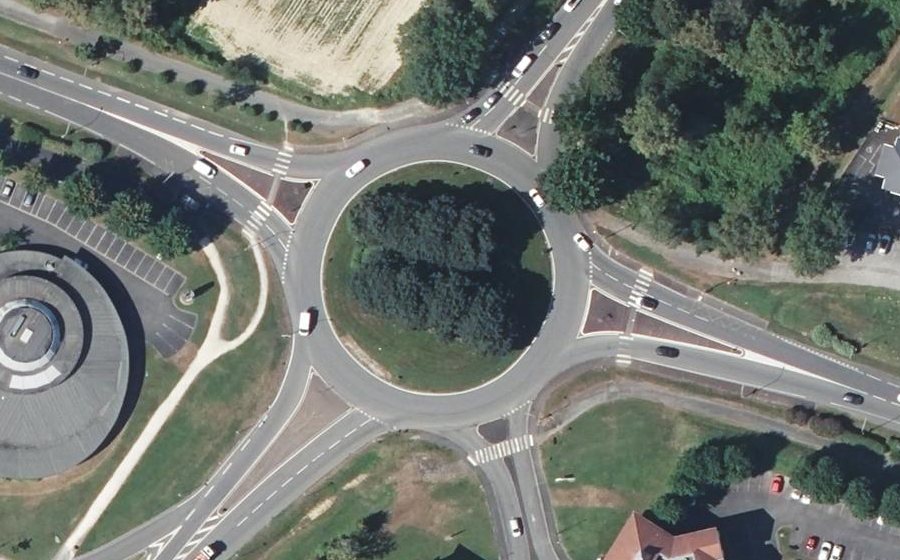 Vue aérienne du Porte des Pyrénées