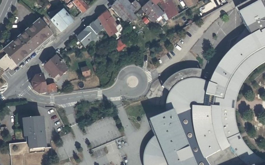 Vue aérienne du Allée des Etudiants