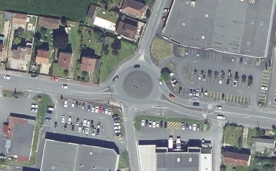 Vue aérienne des Danseuses