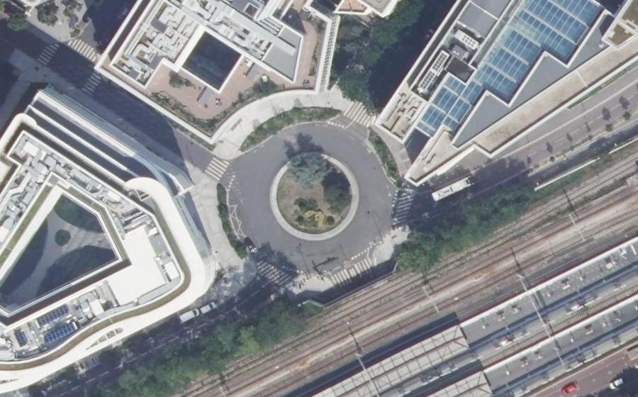 Vue aérienne du Place Louis Renault