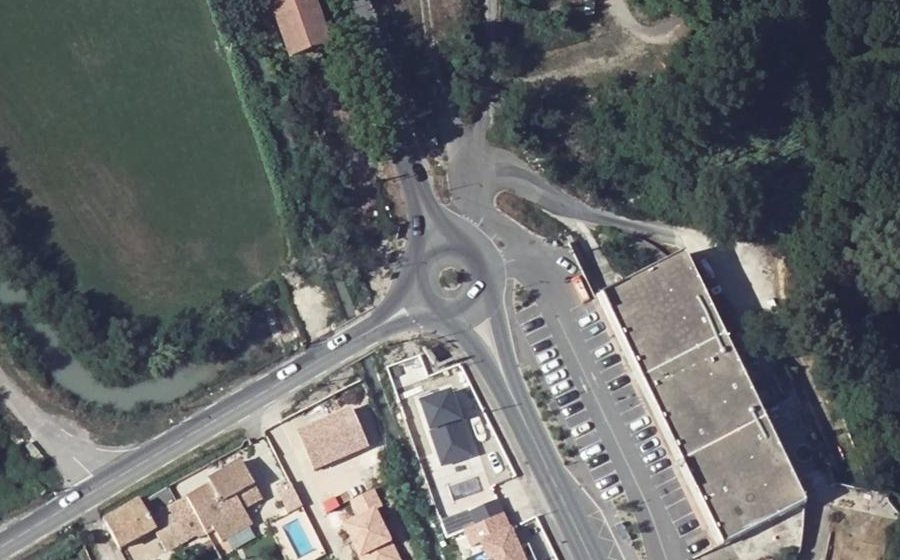 Vue aérienne du Avenue Saint-Exupéry