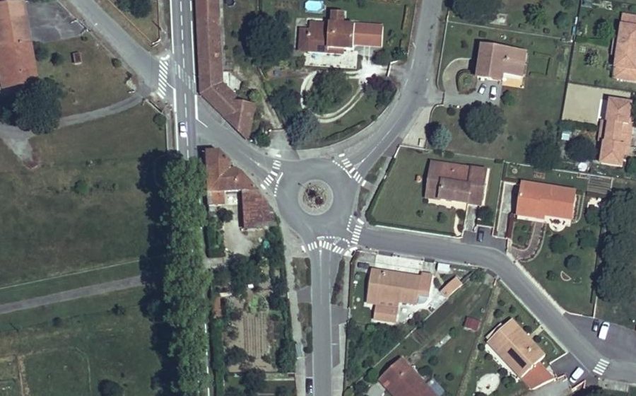 Vue aérienne du Avenue de Saint-Cizy