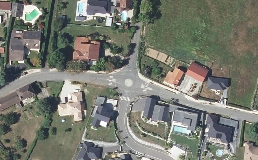 Vue aérienne du Rue des Pyrénées
