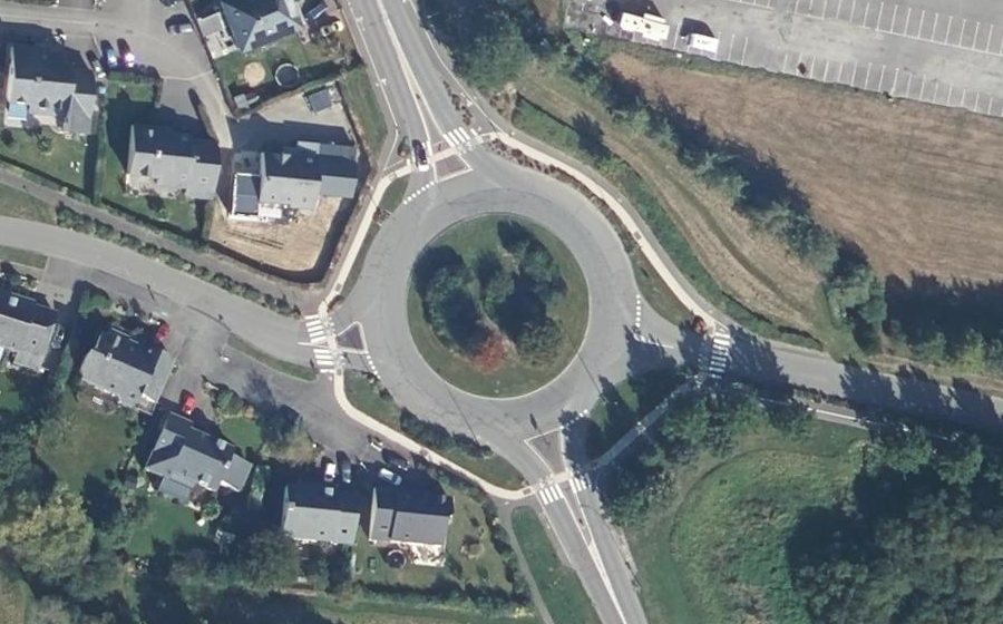 Vue aérienne du Rond-point anonyme n°850047023