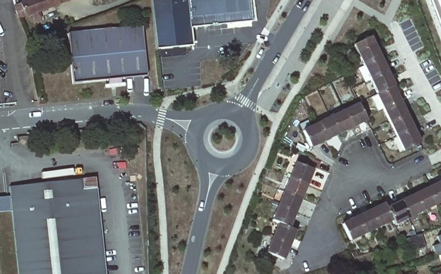 Vue aérienne du Boulevard Saint-Nicolas