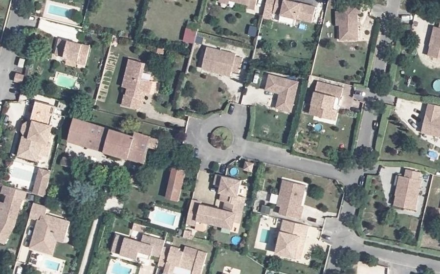 Vue aérienne du Allée Camille Chaix