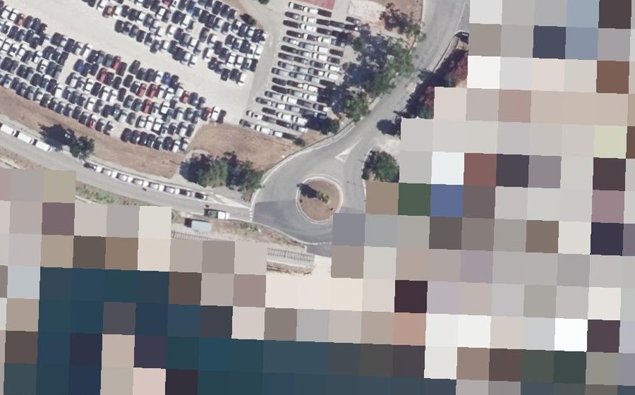 Vue aérienne du Rond-point anonyme n°853726672