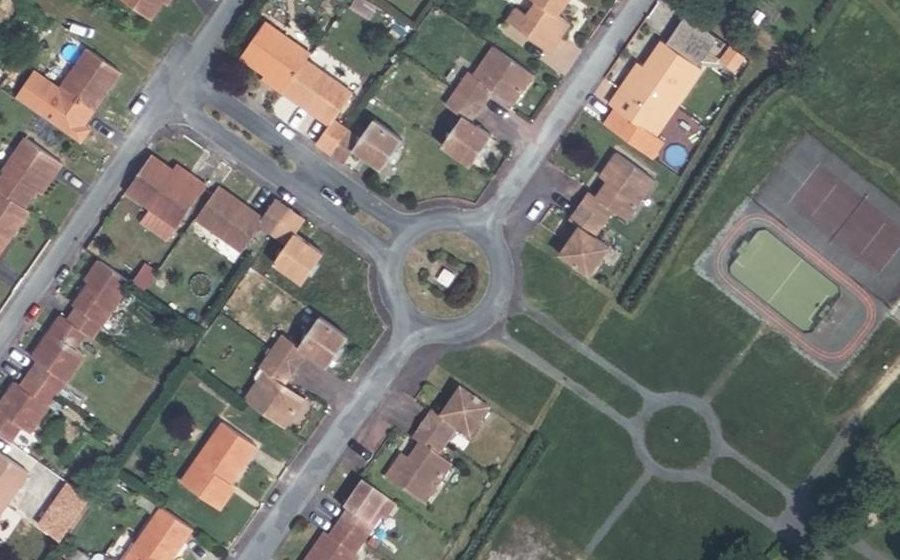 Vue aérienne du La Métairie