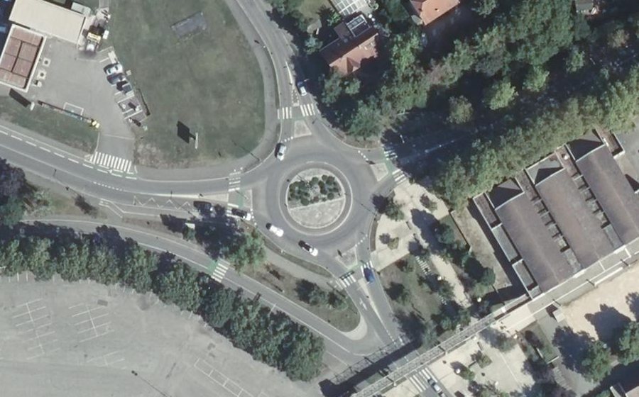 Vue aérienne du Rue des Vosges