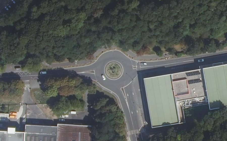 Vue aérienne du Boulevard de Champy-Richardets