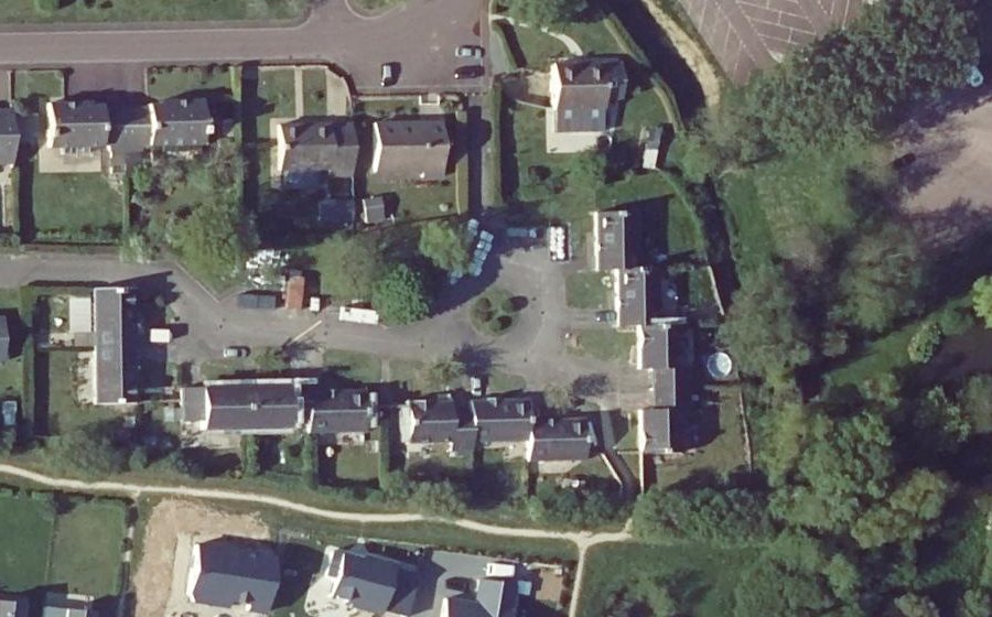 Vue aérienne du Rue du Petit Meudon