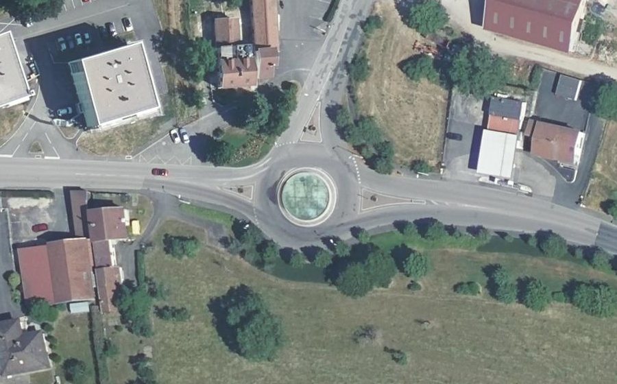 Vue aérienne du Rue de la Division Leclerc
