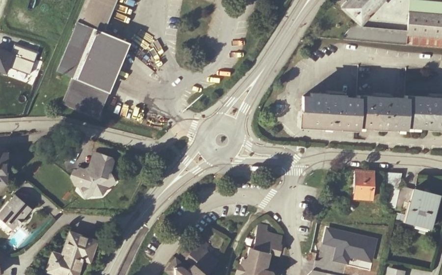 Vue aérienne du Rue Joseph Desogus