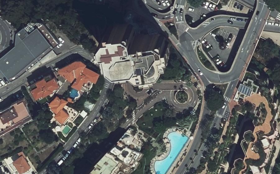 Vue aérienne du Rond-point anonyme n°867741955
