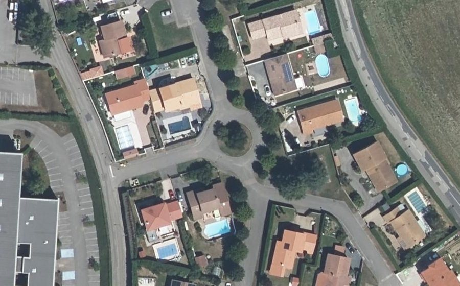 Vue aérienne du Rond-point anonyme n°8682007
