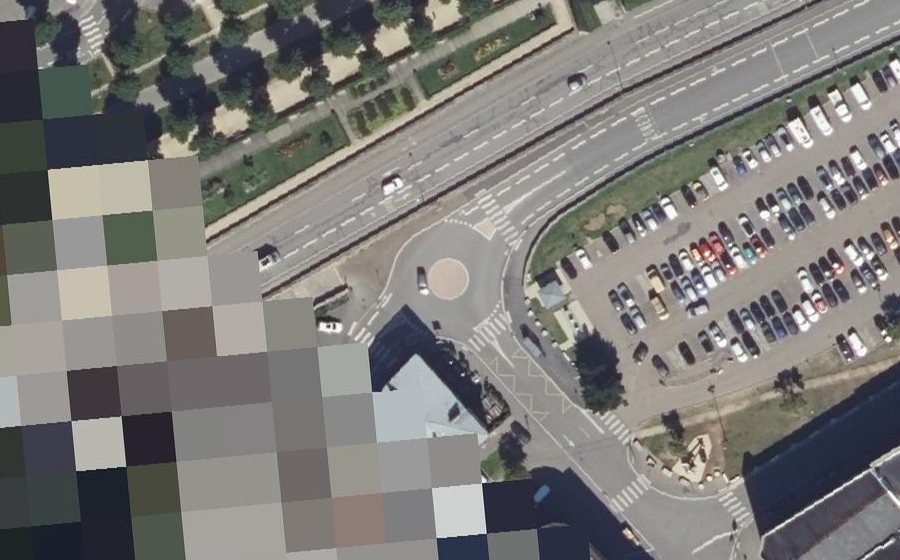 Vue aérienne du Rond-point anonyme n°870412399