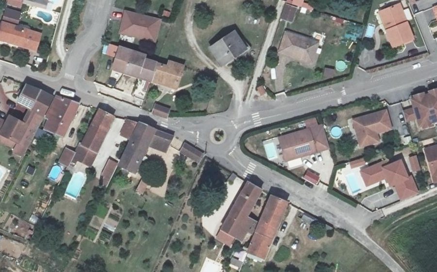 Vue aérienne du Chemin de Vavre