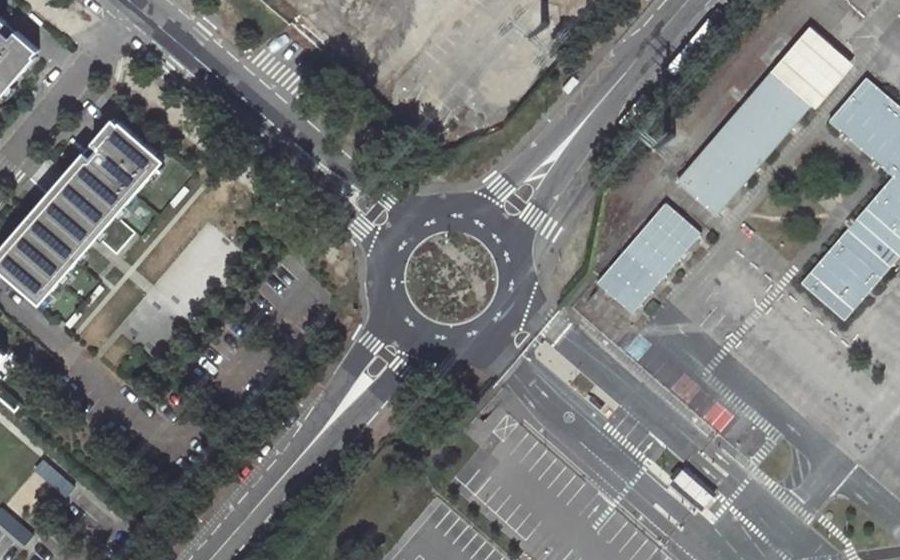 Vue aérienne du Avenue Henri Germain
