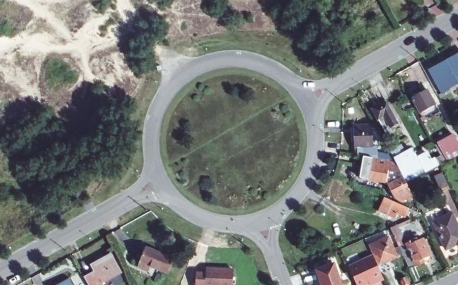 Vue aérienne du Place du Golf