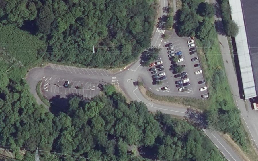 Vue aérienne du Rond-point anonyme n°878691975