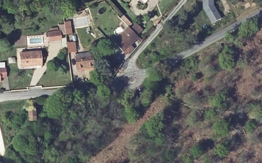 Vue aérienne du Route de Bruyols