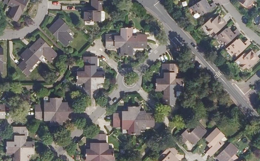 Vue aérienne du Allée des Fours Blancs