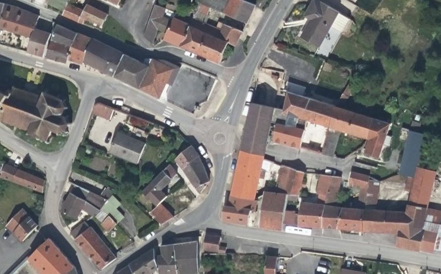 Vue aérienne du Rue du Général Leclerc