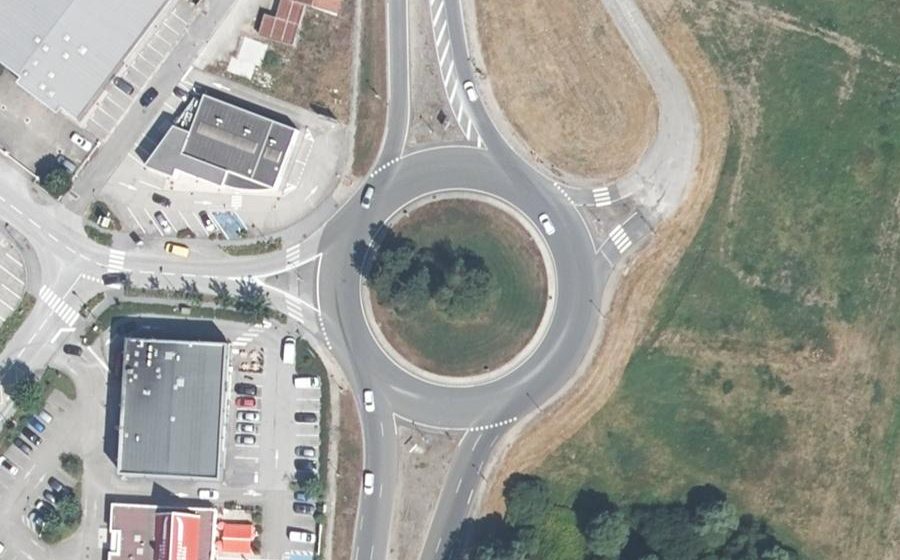 Vue aérienne du Route de Dortan