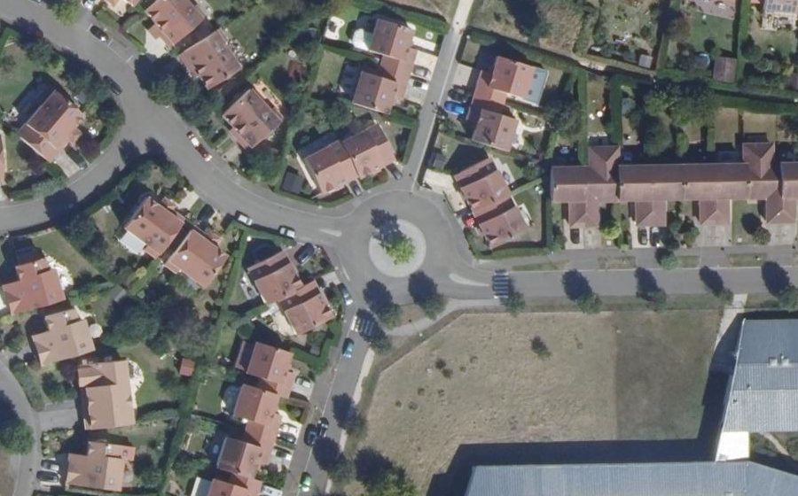 Vue aérienne du Rue Jean Moulin