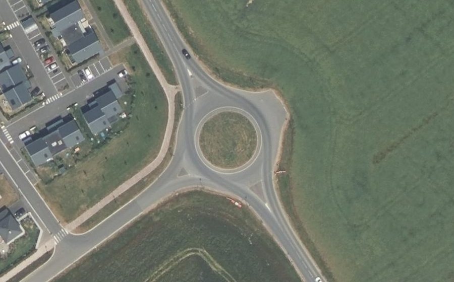 Vue aérienne du Avenue des Capelles