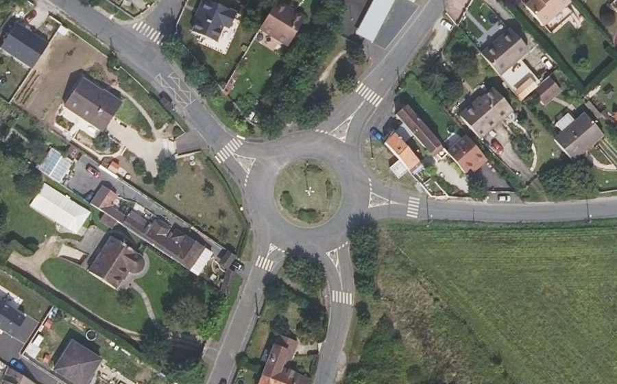 Vue aérienne du Place de la Gare