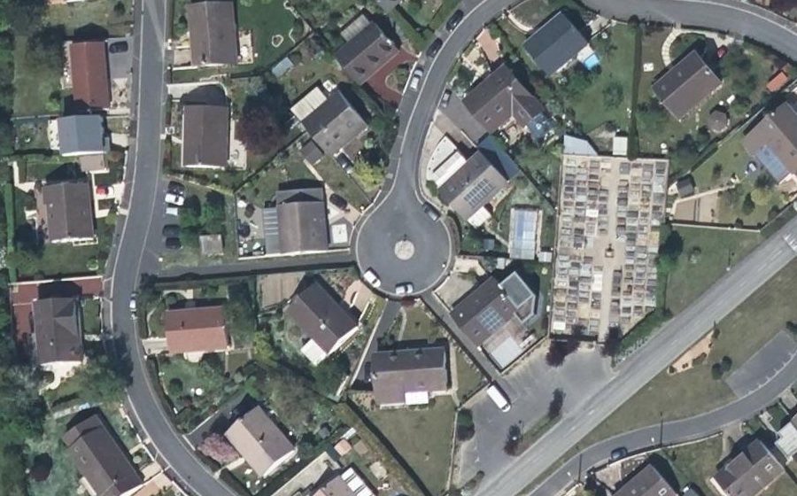 Vue aérienne du Rue des Boyers