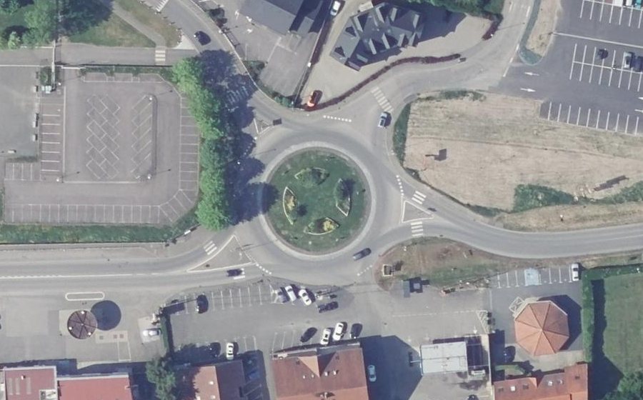Vue aérienne du Grand'Rue