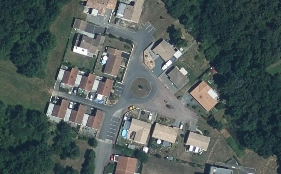 Vue aérienne du Rue Théodore Priouzeau