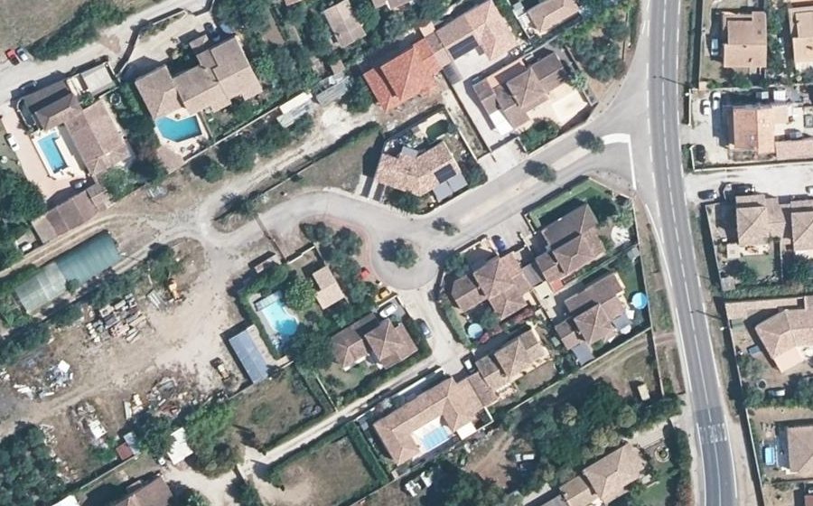 Vue aérienne du Impasse de l'Olivette