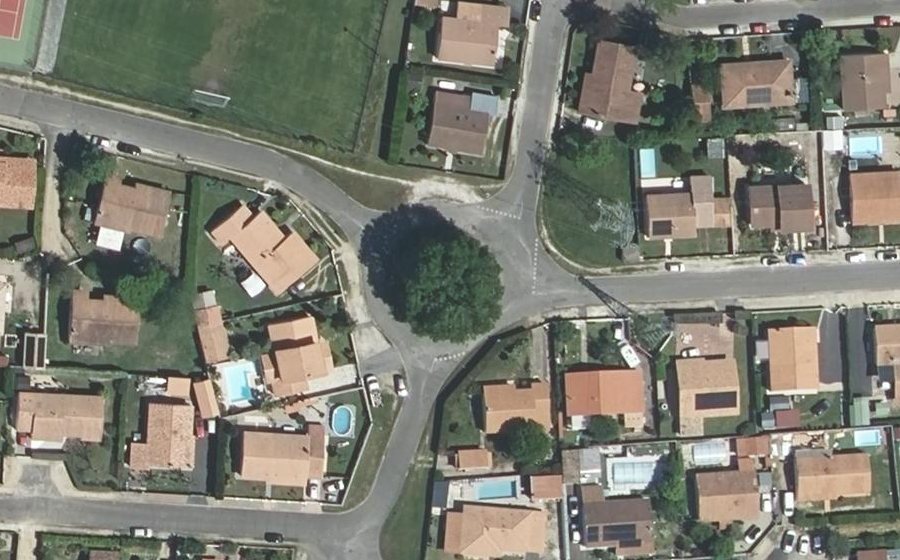 Vue aérienne du Rue du Pinton