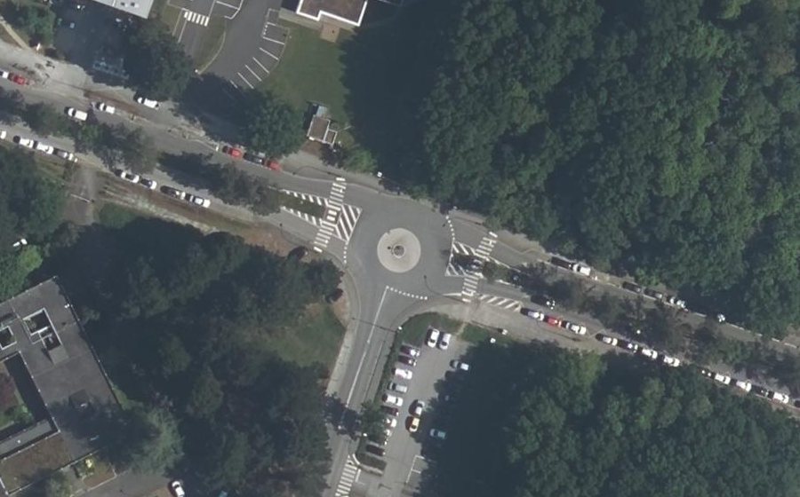 Vue aérienne du Boulevard Antoine Laurent de Lavoisier