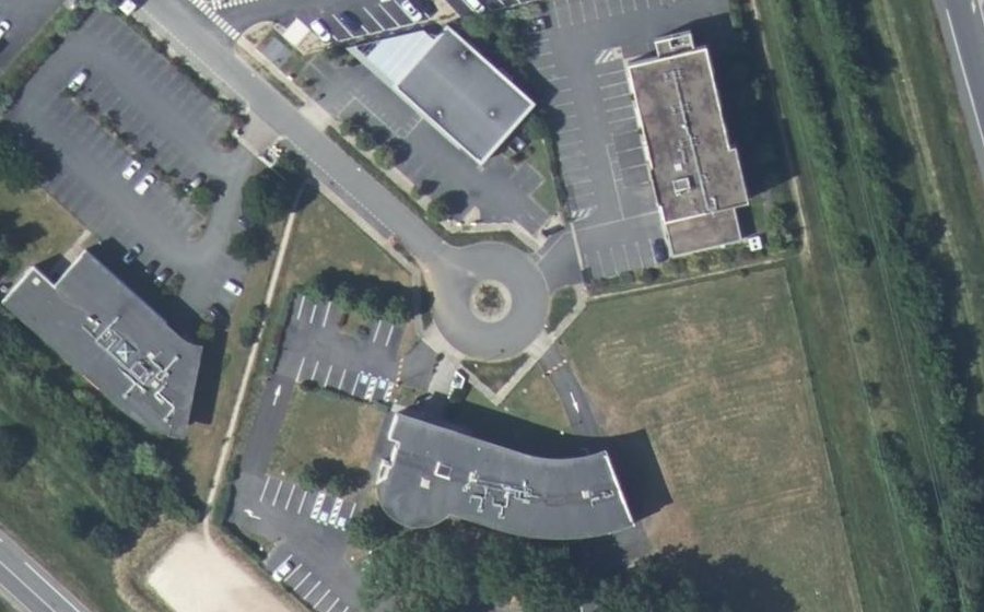 Vue aérienne du Rue de la Maison Coupée
