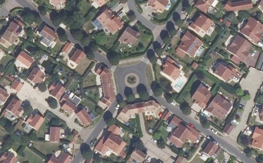 Vue aérienne du Rue du Bois Aubert