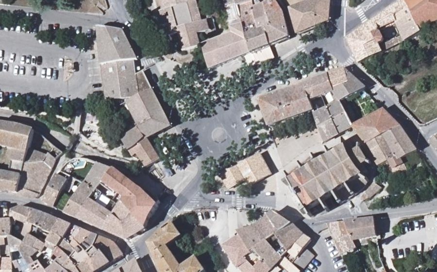 Vue aérienne du Place du Général de Gaulle