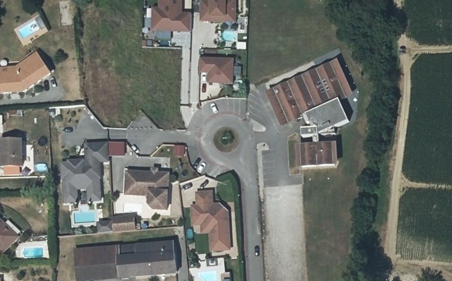 Vue aérienne du Le Hameau de Grange Rouge
